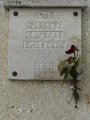 Emlektabla a Gercsei templom kulso falan - II.ker